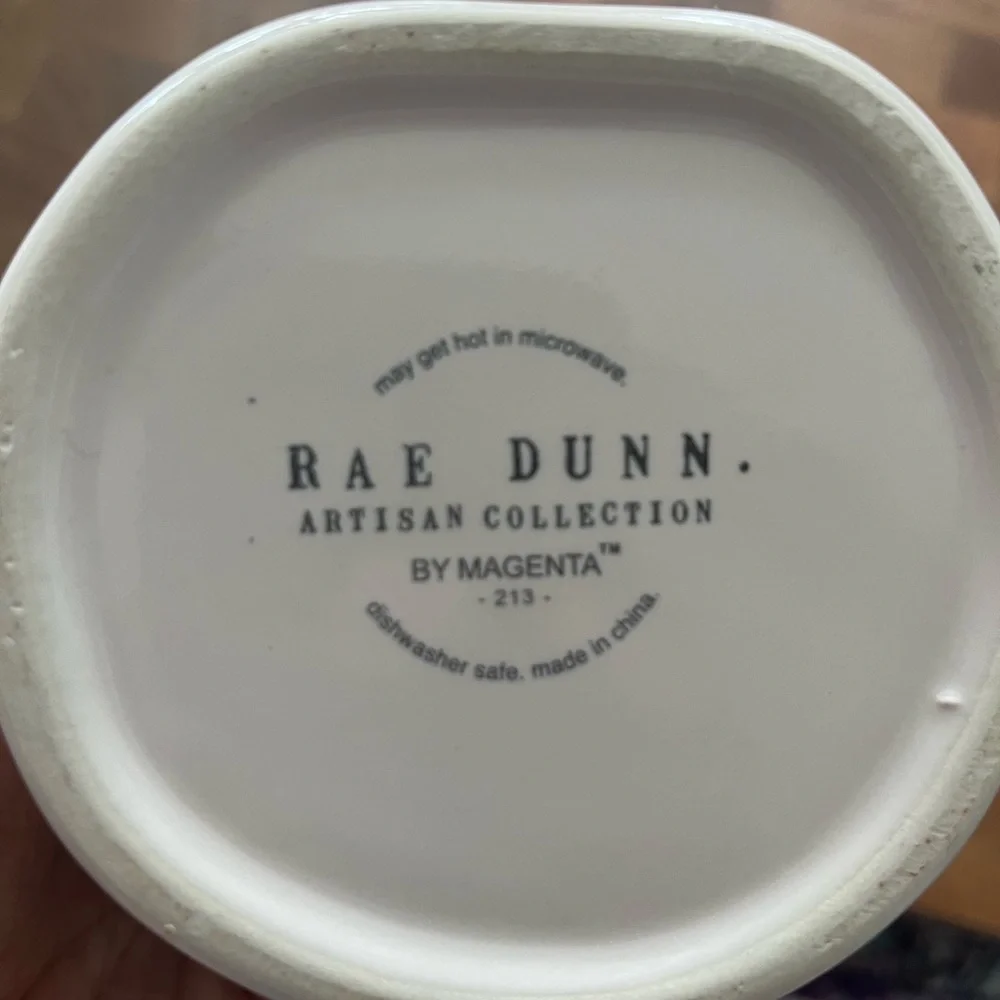 New Rae Dunn Chicks Dig Me Easter Coffee Mug Tea Cup Spring Yellow Inside